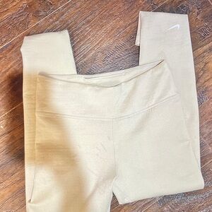 Nike Kids Beige Active Leggings with Swoosh